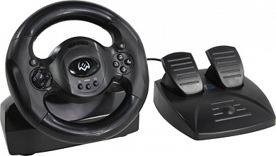 Руль SVEN GC-W300 <Black> (рулевое колесо, педали, 10кн., USB)