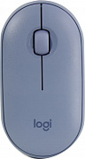 Logitech Pebble M350 Blue Gray Wireless Mouse  <910-005719> (RTL) USB 3btn+Roll