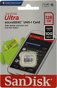 SanDisk Ultra <SDSQUNR-128G-GN6MN> microSDXC Memory Card 128Gb UHS-I U1