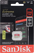 SanDisk Extreme <SDSQXAV-256G-GN6MN> microSDXC Memory Card 256Gb UHS-I U3 V30 A2