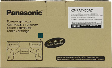 Тонер Картридж Panasonic KX-FAT430A7 чёрный KX-MB2230/2270/2510/2540