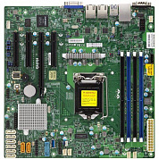 SuperMicro X11SSM-F (OEM) LGA1151 <C236> PCI-E SVGA 2xGbLAN SATA RAID MicroATX 4DDR4