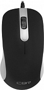 CBR Optical Mouse <CM105 Silver> (RTL) USB  3but+Roll