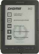 Digma M2 <D.Grey> (6", mono, 1024x758, 4Gb,FB2/PDF/DJVU/RTF/CHM/EPUB/DOC/JPG/BMP,microSDHC, USB2.0)