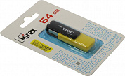 Mirex City Yellow <13600-FMUCYL64> USB2.0 Flash Drive 64Gb (RTL)